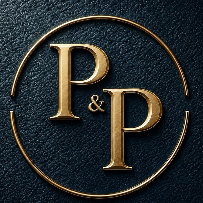 Planning and Prospering interlocked P ampersand P monogram